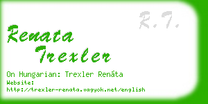 renata trexler business card