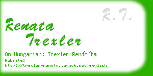 renata trexler business card